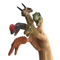 3x Dinosaurier Fingerpuppen