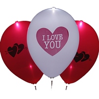 3 x LED Ballon LOVE