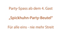Spickhuhn PartyBeutel
