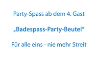 Badespass Party Beutel