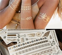 Coole Tattoos in Silber und Gold